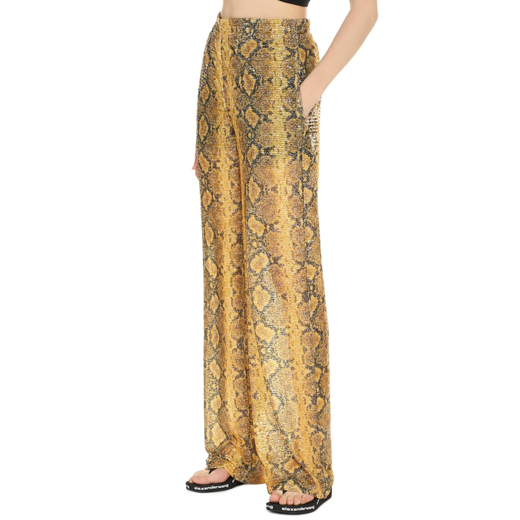 GCDS o1mle0524 Python Sequins Sporty Pants in Multicolor Size 30" / US 8 / IT 44 - 3 Thumbnail