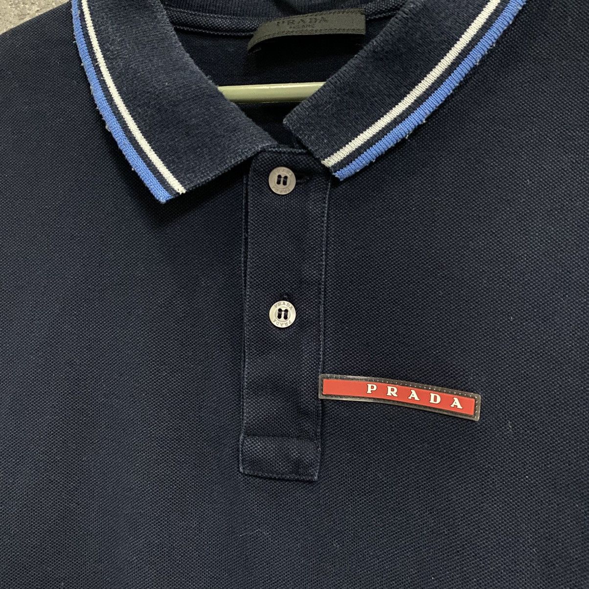 Prada Prada Polo T-Shirt Red Tab Size US XL / EU 56 / 4 - 5 Thumbnail