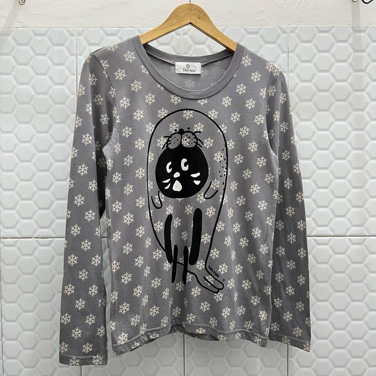 Issey Miyake × Ne-Net 📢SENDOFFER📢 Ne-net Issey Miyake Cat Longsleeve Size M / US 6-8 / IT 42-44 - 1 Thumbnail