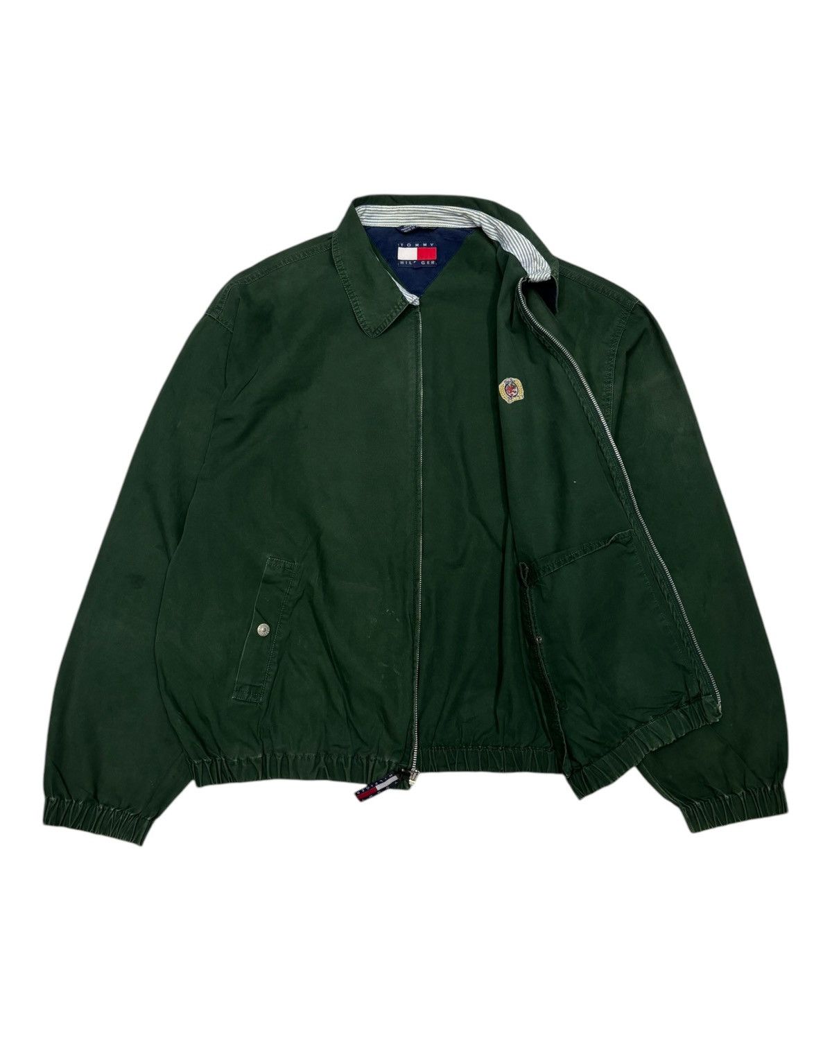 Tommy Hilfiger 🔥VINTAGE TOMMY HILFIGER ZIPPER JACKET Size US L / EU 52-54 / 3 - 2 Thumbnail