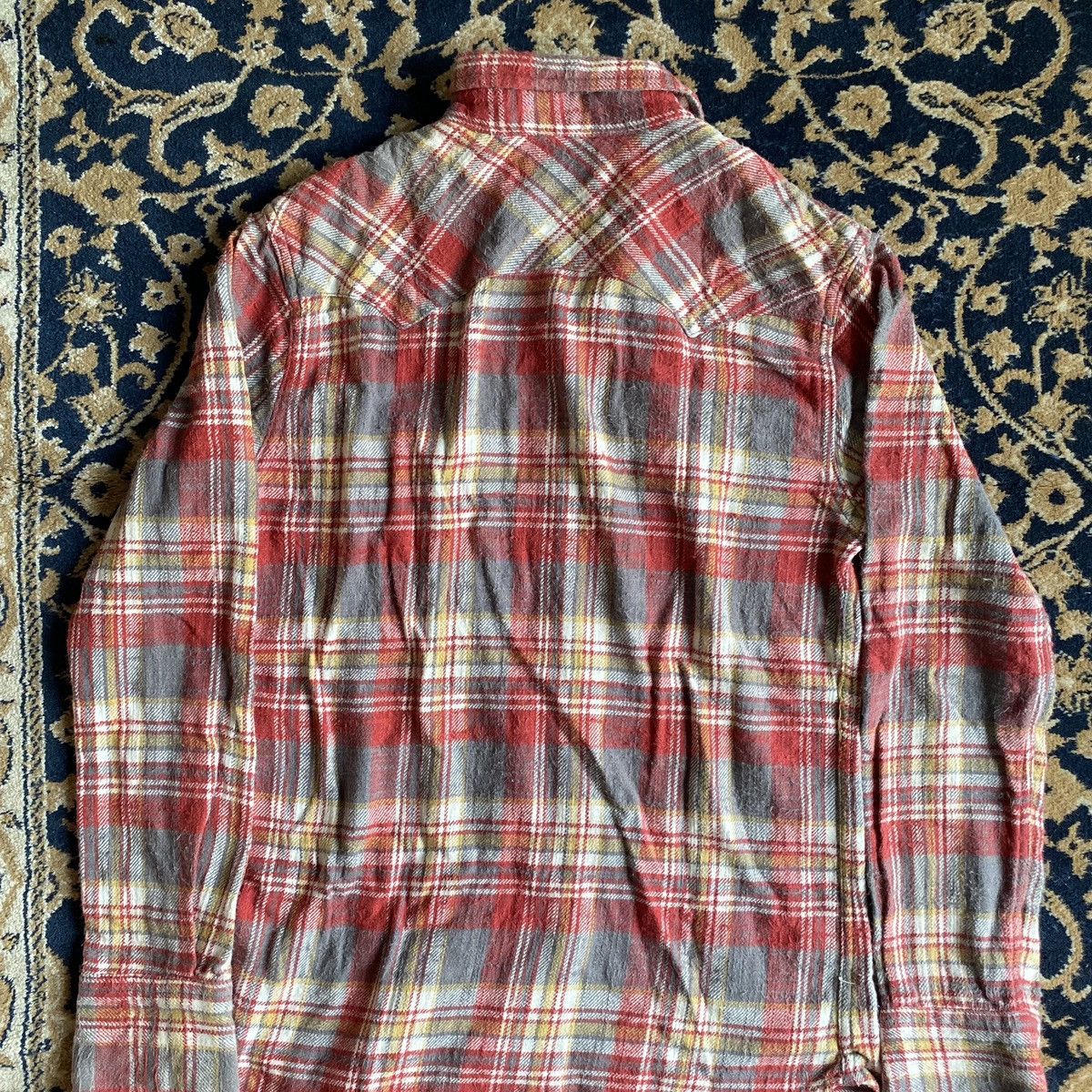 Lee × Vintage Lee LT0564 Flannel Longsleve Slim Fit Size US S / EU 44-46 / 1 - 4 Thumbnail