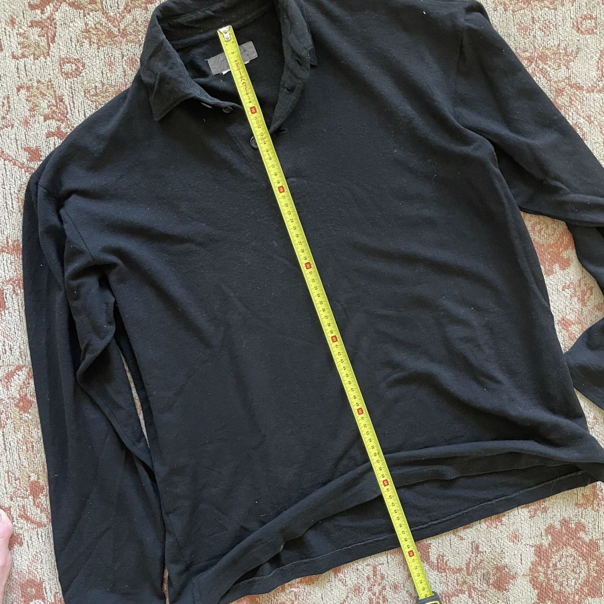 Yohji Yamamoto boiled wool longsleeve polo Size US M / EU 48-50 / 2 - 9 Thumbnail