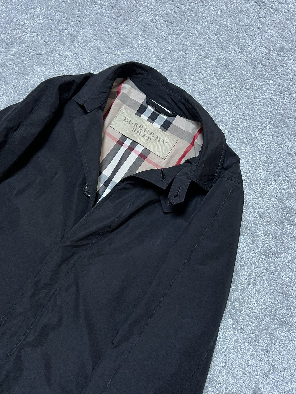 Burberry Burberry Brit Nylon Coat Nova Check Size L Size US L / EU 52-54 / 3 - 8 Thumbnail
