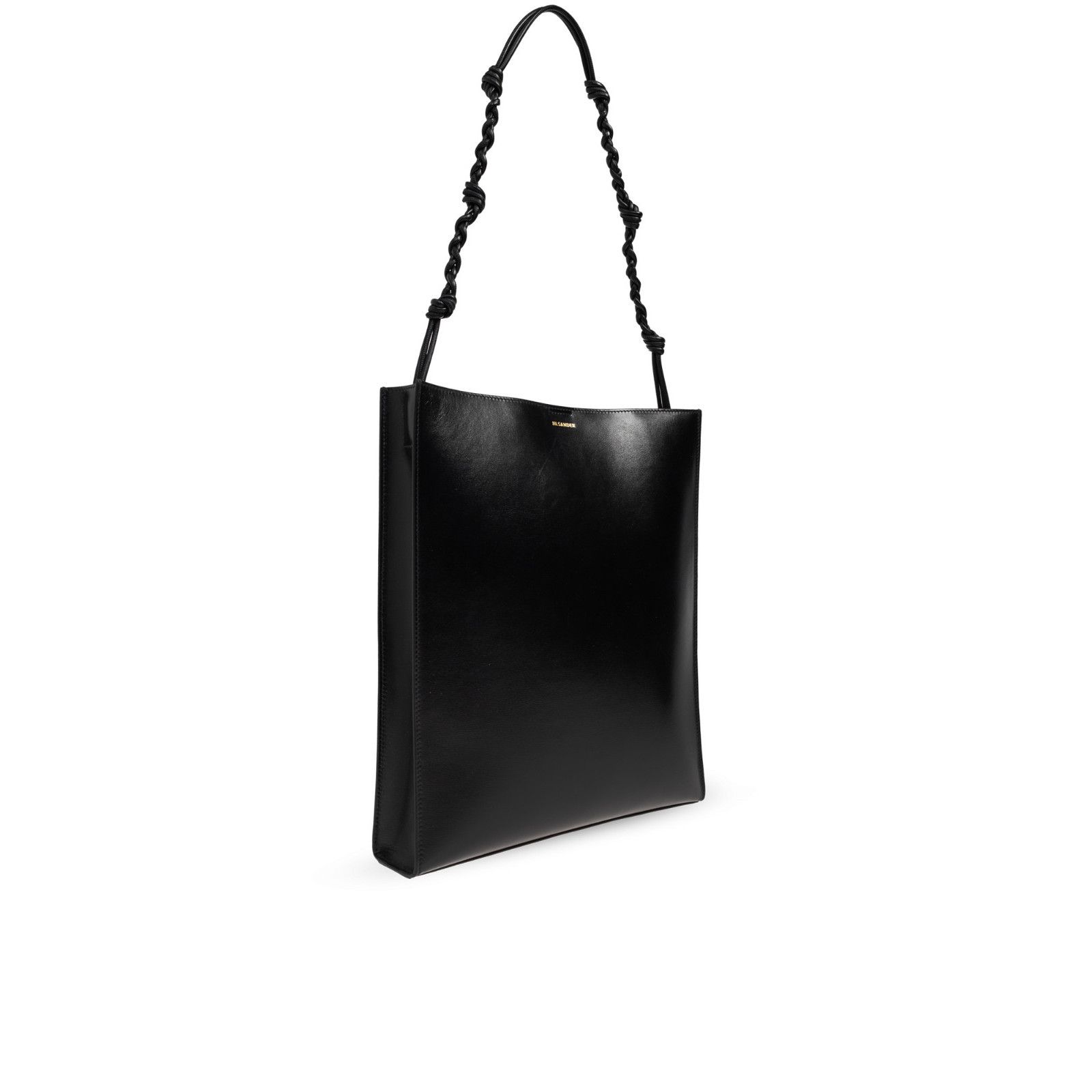 Jil Sander JIL SANDER Tangle Black Leather Shoulder Bag New Size ONE SIZE - 3 Thumbnail