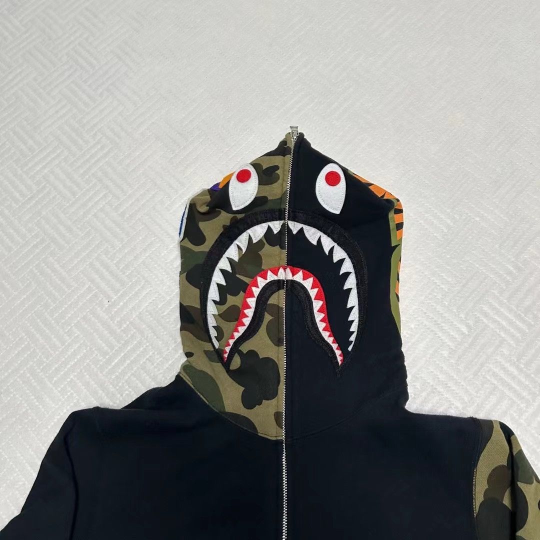 Bape 1ST CAMO SHARK FULL ZIP HOODIE Size US M / EU 48-50 / 2 - 3 Thumbnail
