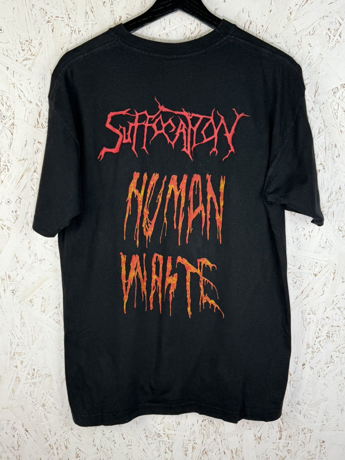 Vintage Vintage Suffocation Human Waste Death Metal Band T-Shirt Size US L / EU 52-54 / 3 - 5 Thumbnail