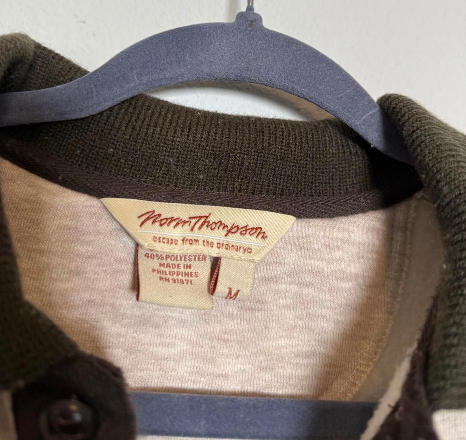 Norm Thompson Norm Thompson Retro Men's Pullover Sweatshirt with collar Size US M / EU 48-50 / 2 - 3 Thumbnail