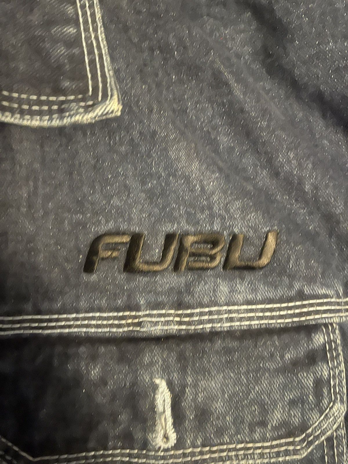 Fubu × Vintage Vintage Fubu Jean jacket Size US XL / EU 56 / 4 - 3 Thumbnail