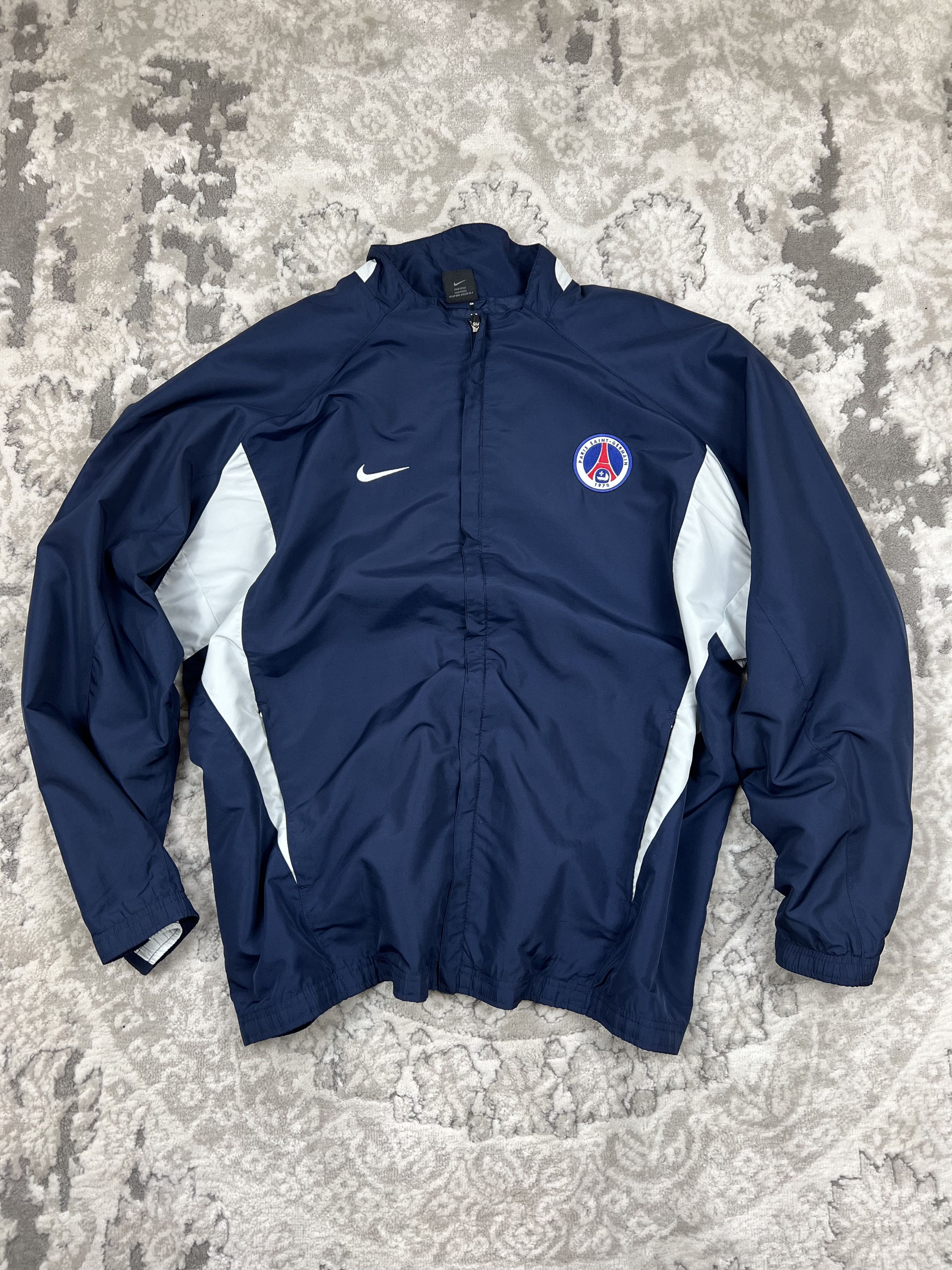 Vintage Nike x PSG Windbreaker Jacket Y2K XL