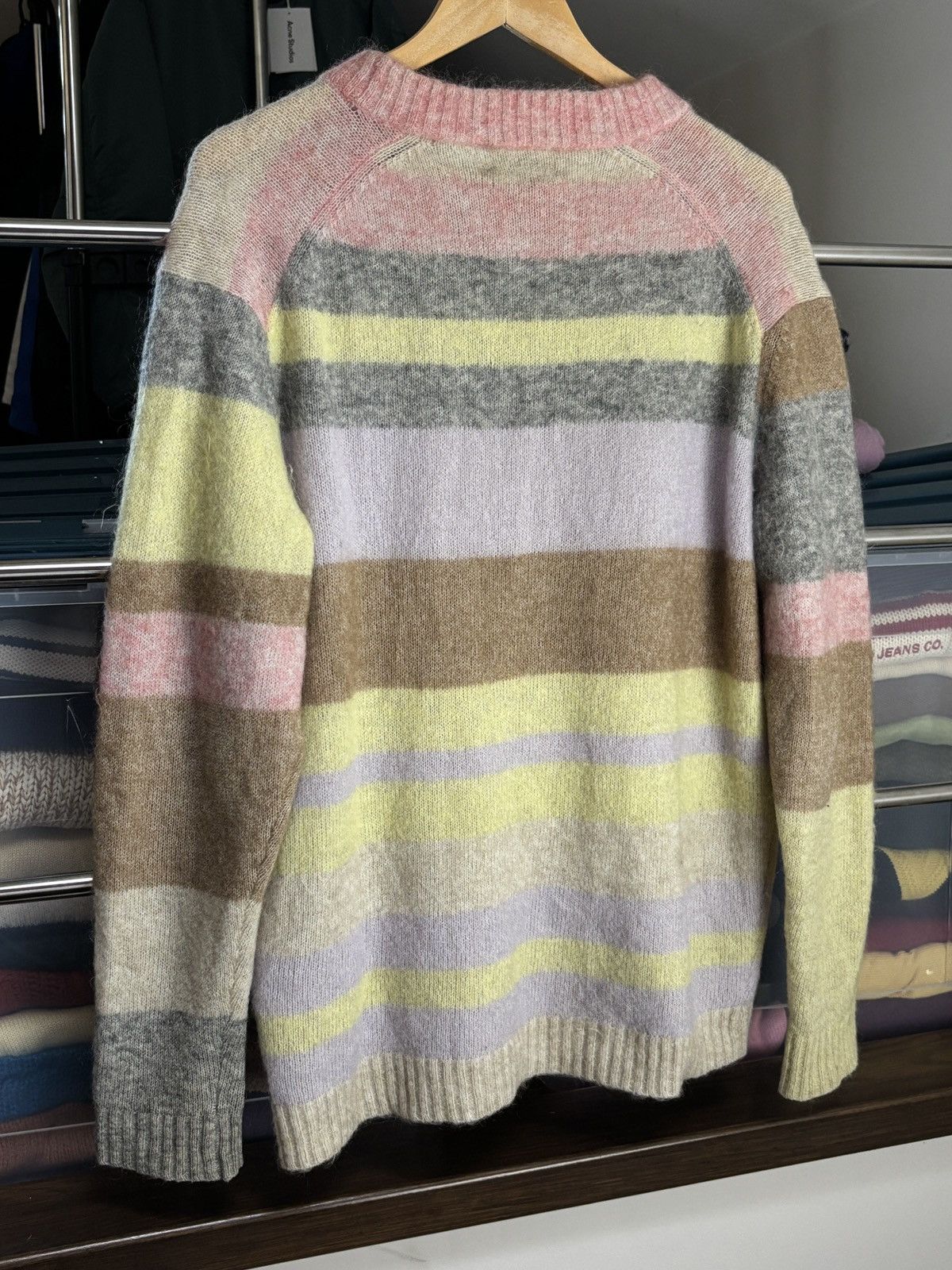 Acne Studios Acne Studios Mohair Striped Vintage Rainbow Sweater Size US XS / EU 42 / 0 - 6 Thumbnail