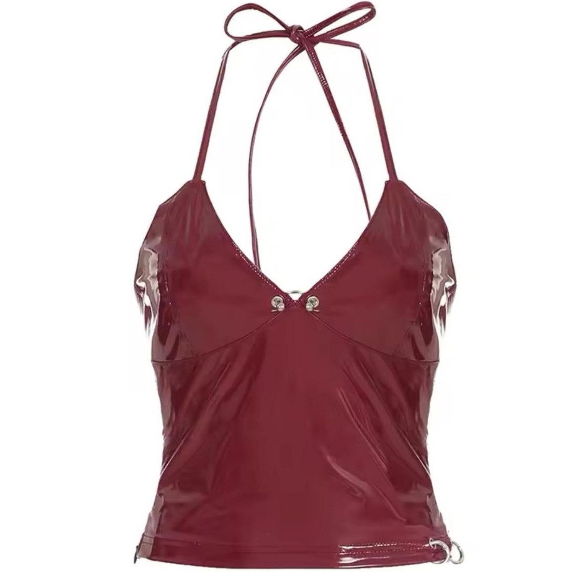 Other Red Latex Crop top Size M / US 6-8 / IT 42-44 - 6 Thumbnail