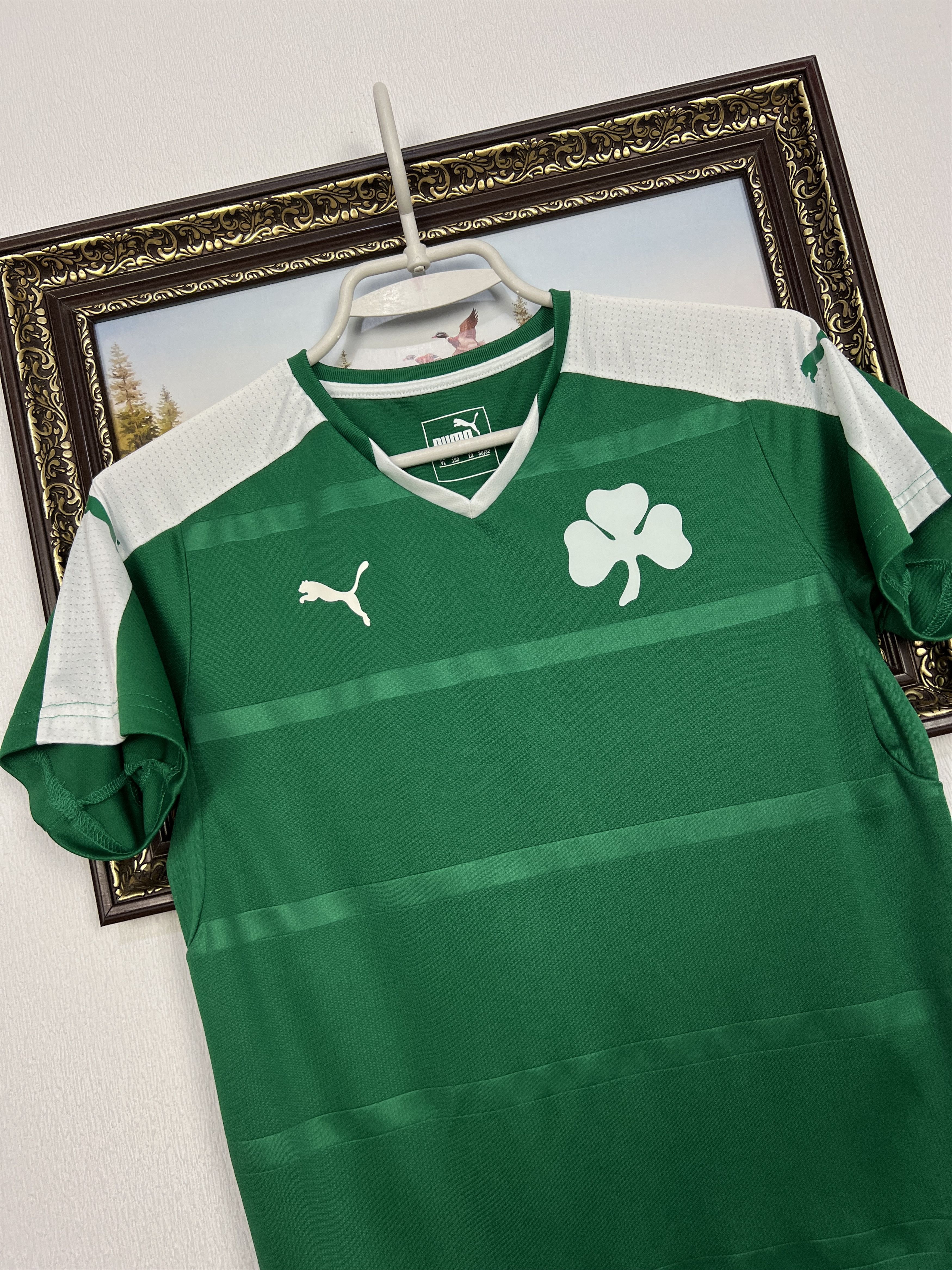 Puma Panathinaikos Away football shirt 2015 Soccer Puma Kids L Size US XS / EU 42 / 0 - 4 Thumbnail