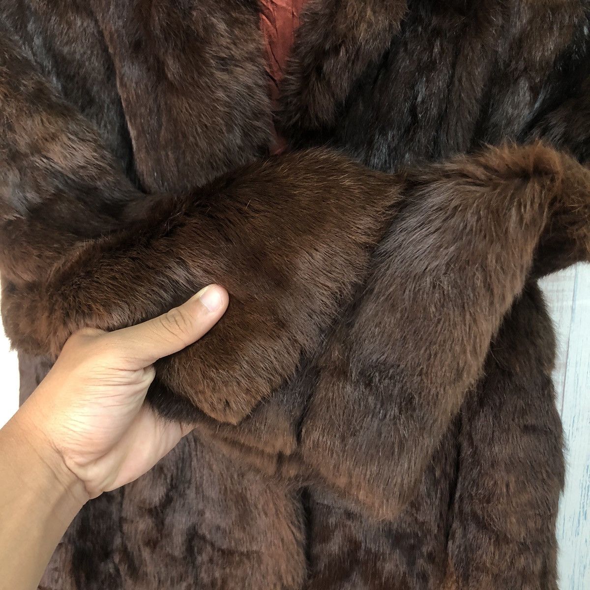 Vintage Vintage 90s Mink Fur Jacket Size US M / EU 48-50 / 2 - 8 Thumbnail