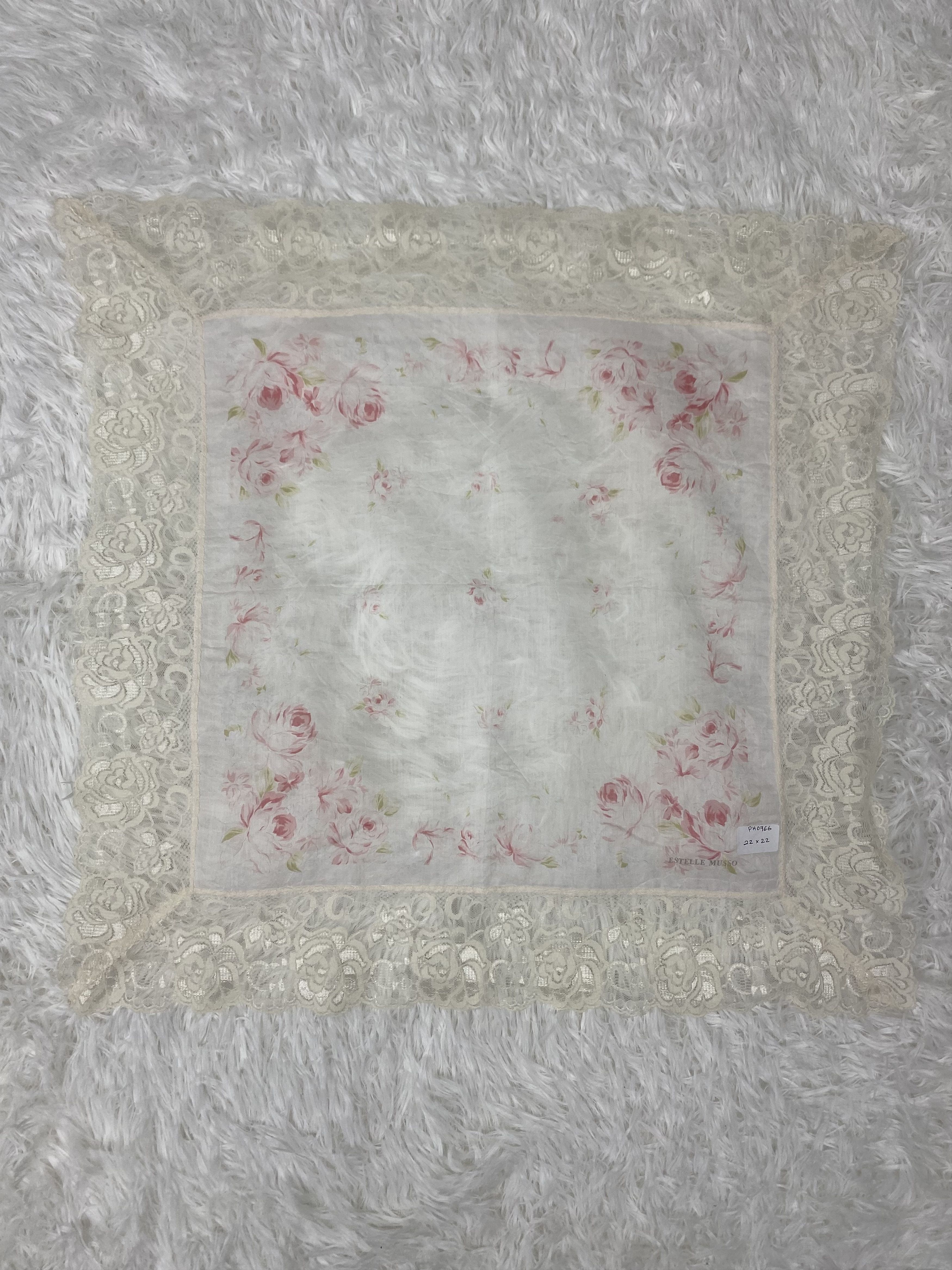 Vintage Vintage Estelle Musso Handkerchief Neckerchief PH0766 Size ONE SIZE - 3 Thumbnail