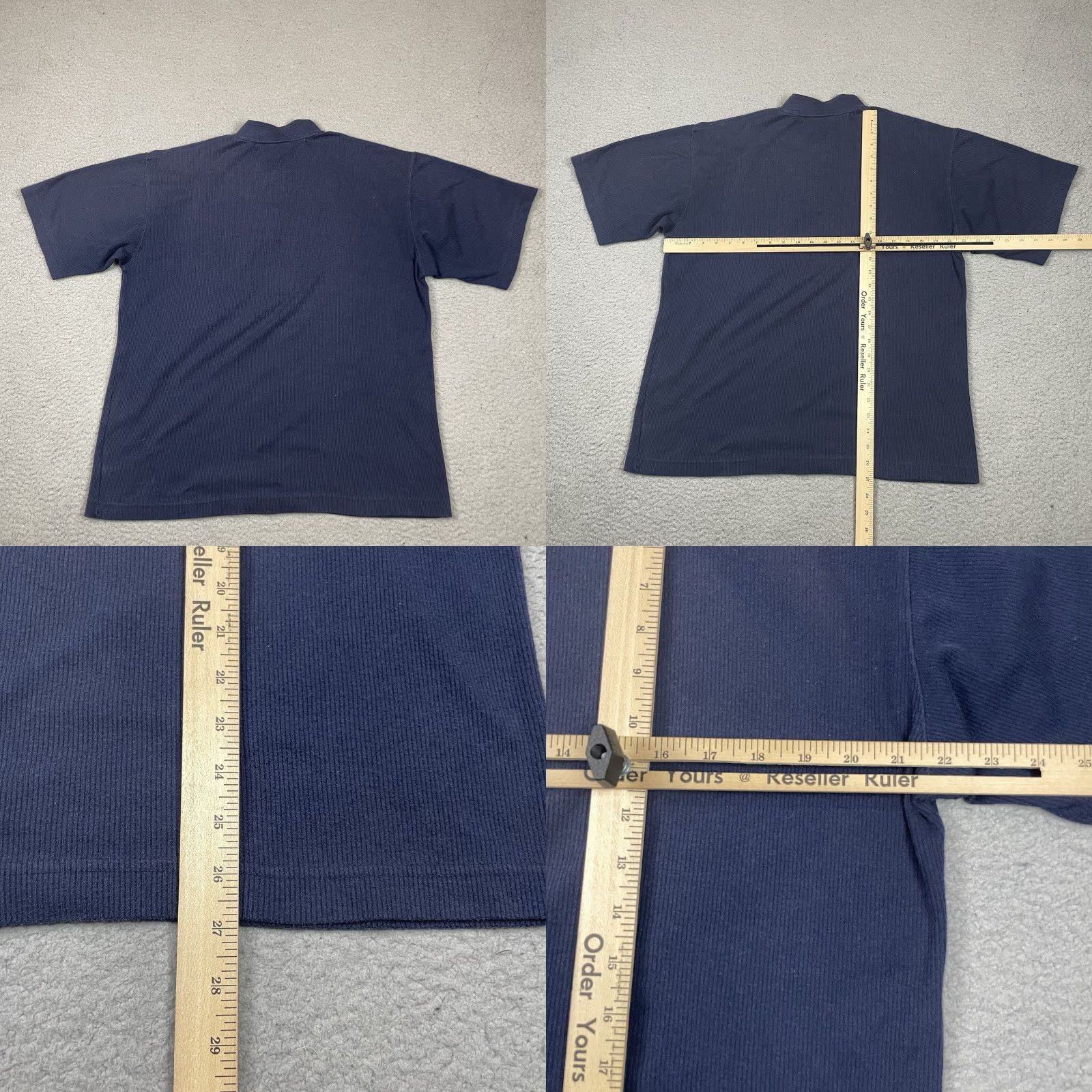 Anchor Blue VINTAGE Anchor Blue T Shirt Adult M Blue Short Sleeve Knit Pullover 90s Vtg Mens Shirt Size US M / EU 48-50 / 2 - 8 Thumbnail