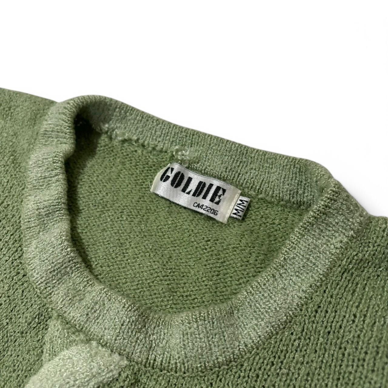 Vintage Vintage Light Green Knit Sweater Size M / US 6-8 / IT 42-44 - 3 Thumbnail