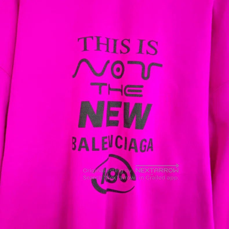 Balenciaga Balenciaga Pitaya Color Semi-high Neck Eco-friendly Logo P Size US XS / EU 42 / 0 - 5 Thumbnail