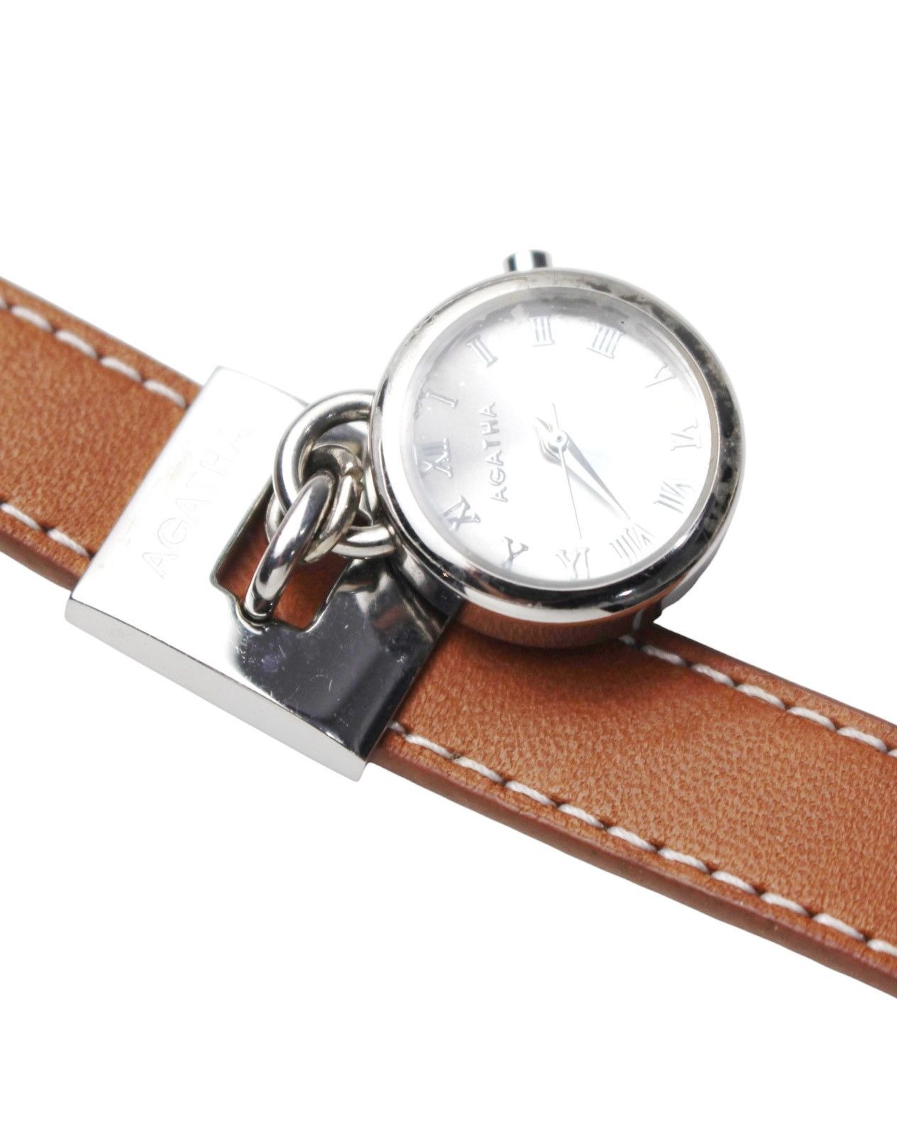 Vintage SS2025 AGATHA PARIS CHARM LEATHER WATCH Size ONE SIZE - 4 Thumbnail