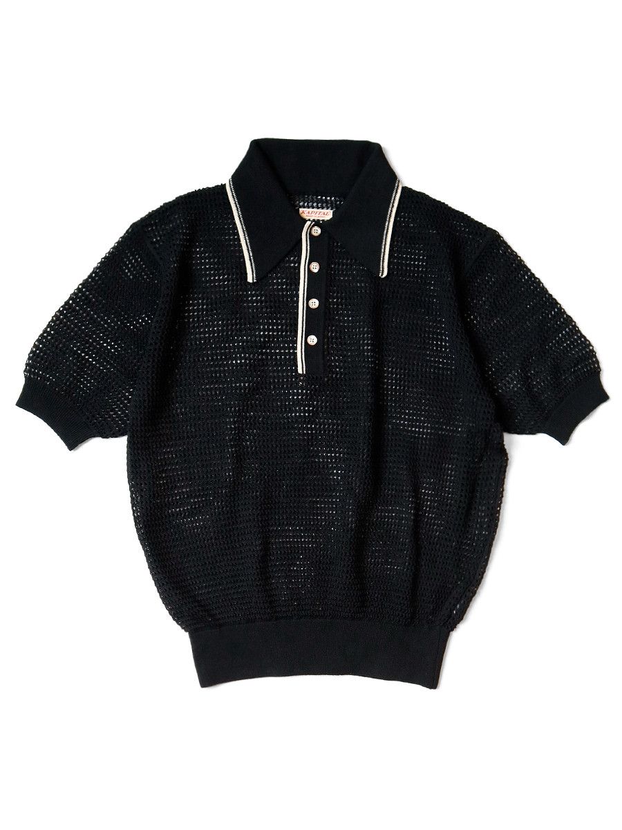 Kapital KAPITAL 12G Mesh Knit Carol Polo shirt Size US S / EU 44-46 / 1 - 1 Preview