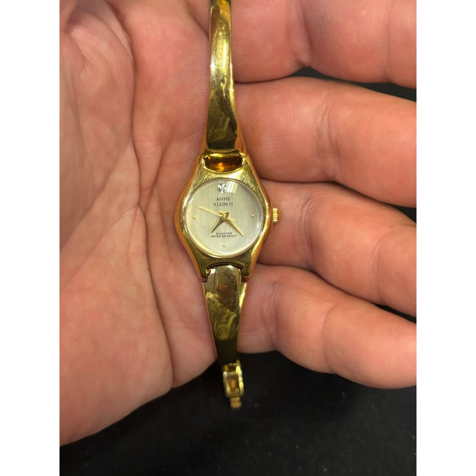 Anne Klein Anne Klein Gold Tone Women’s Watch! New Battery! Size ONE SIZE - 5 Thumbnail