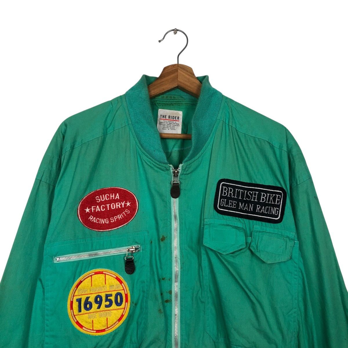 Japanese Brand 📌Vintage Bomber Jacket The Rider Kadoya Big Logo Size US L / EU 52-54 / 3 - 4 Thumbnail