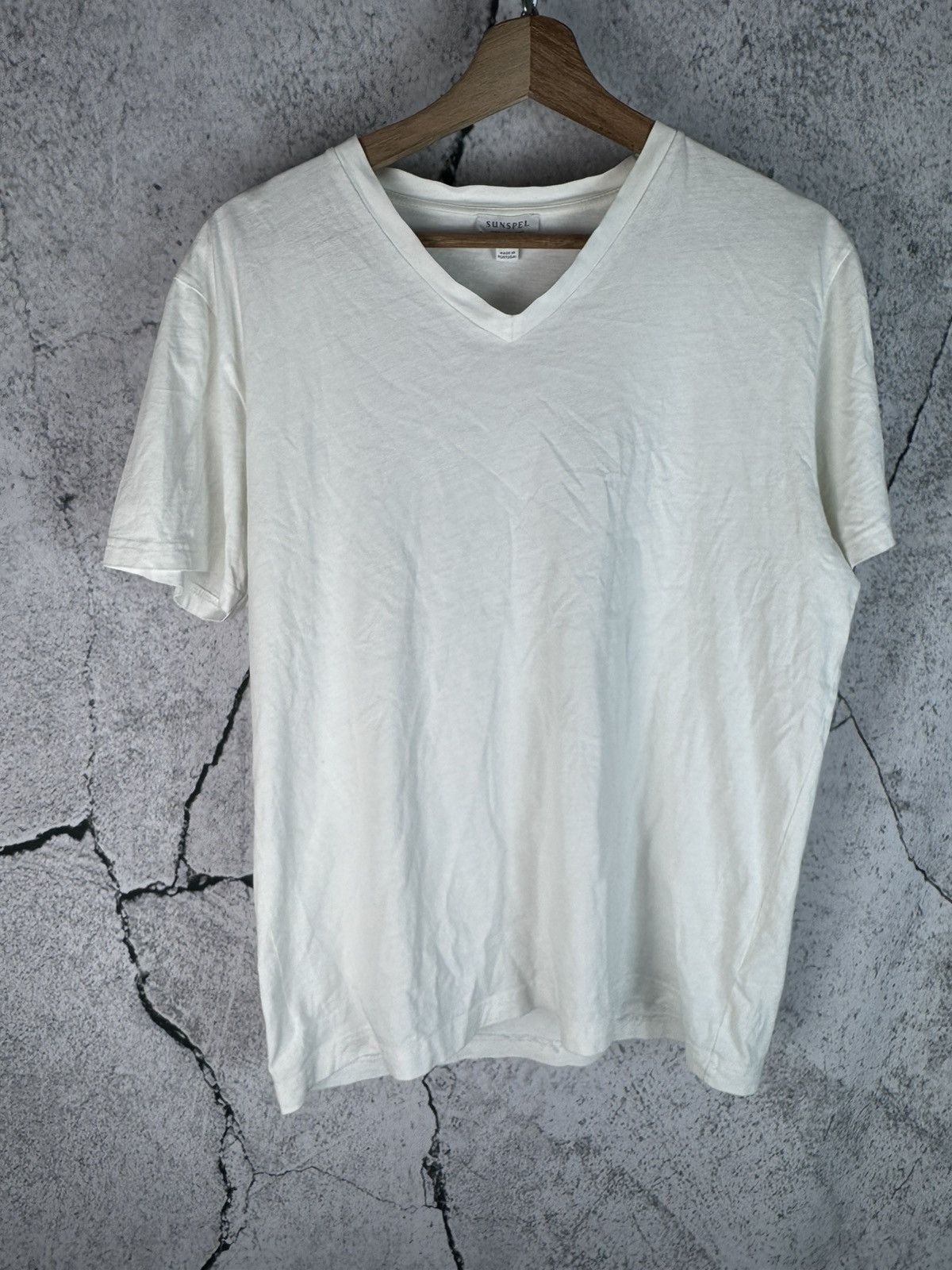 Sunspel Sunspel basic white T-shirt Size US M / EU 48-50 / 2 - 1 Thumbnail