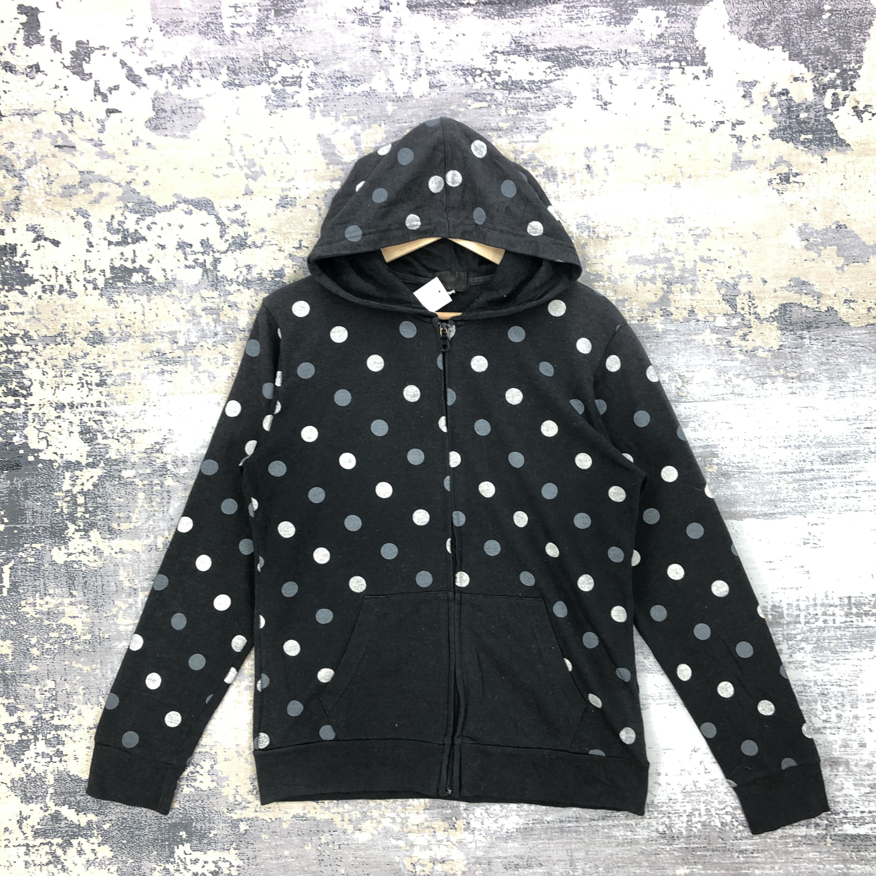 Japanese Brand × Takeo Kikuchi × Vintage Takeo Kikuchi Sweater Japanese Polka Dot Sweatshirt Hoodie Size US M / EU 48-50 / 2 - 2 Thumbnail