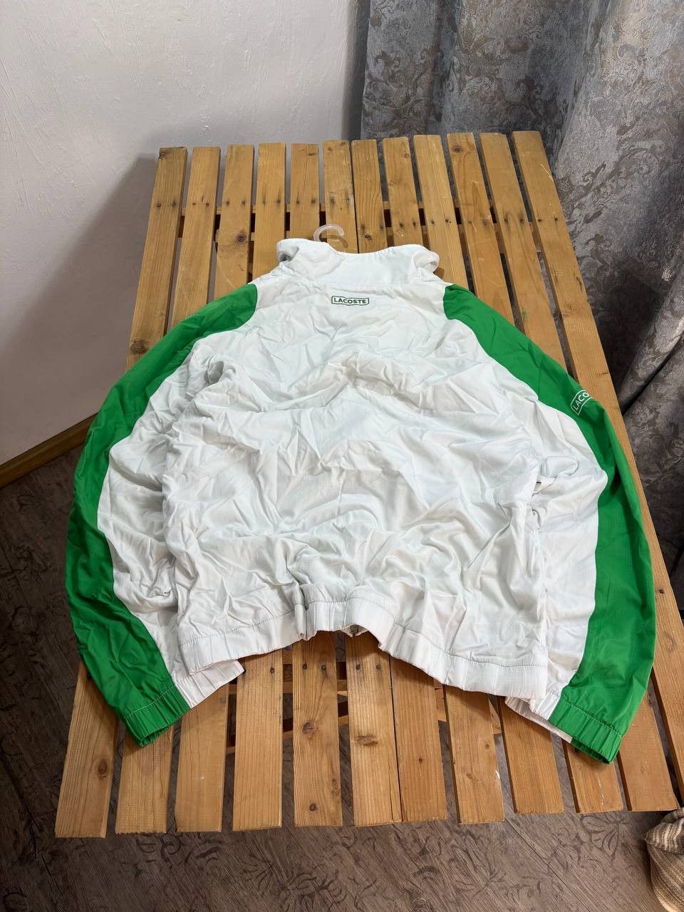 Lacoste Lacoste Sport Y2K Drill Vintage Nylon Bomber Jacket Size US M / EU 48-50 / 2 - 2 Thumbnail