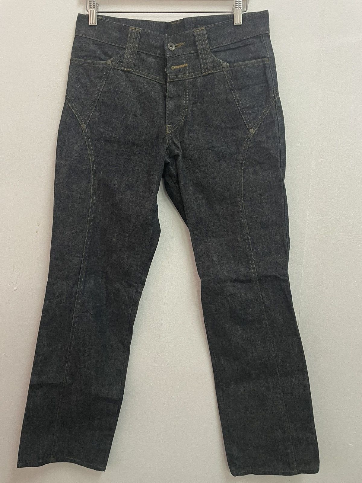Morgan Homme Vintage Morgan Homme Jeans Size US 33 - 2 Thumbnail