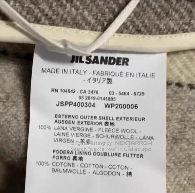 Jil Sander Jil Sander size 32 New Genuine Plaid V-Neck Fringe Cape Coa Size S / US 4 / IT 40 - 5 Thumbnail