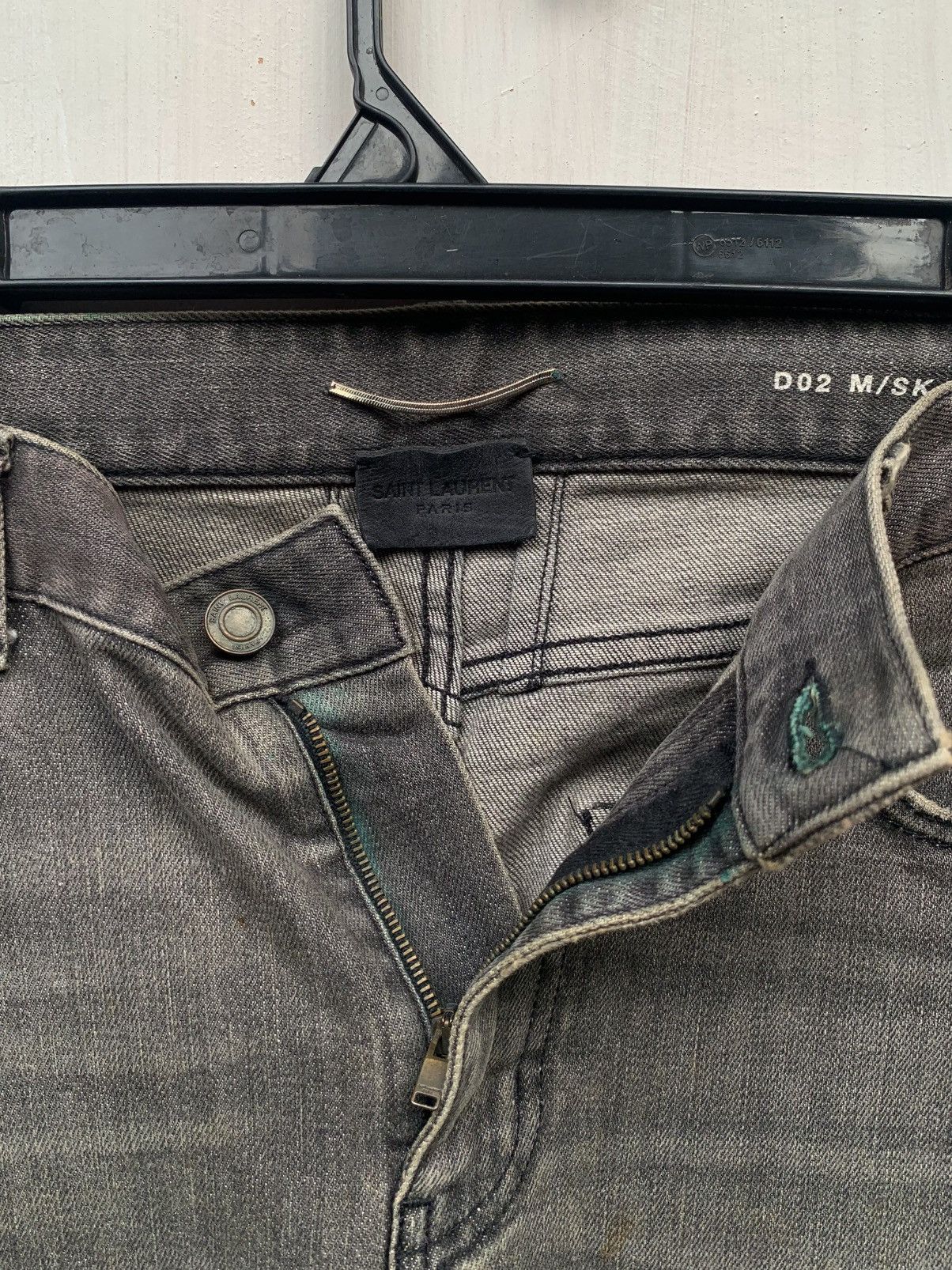Saint Laurent Paris Saint laurent paris slim stretch denim pants Size US 33 - 6 Thumbnail