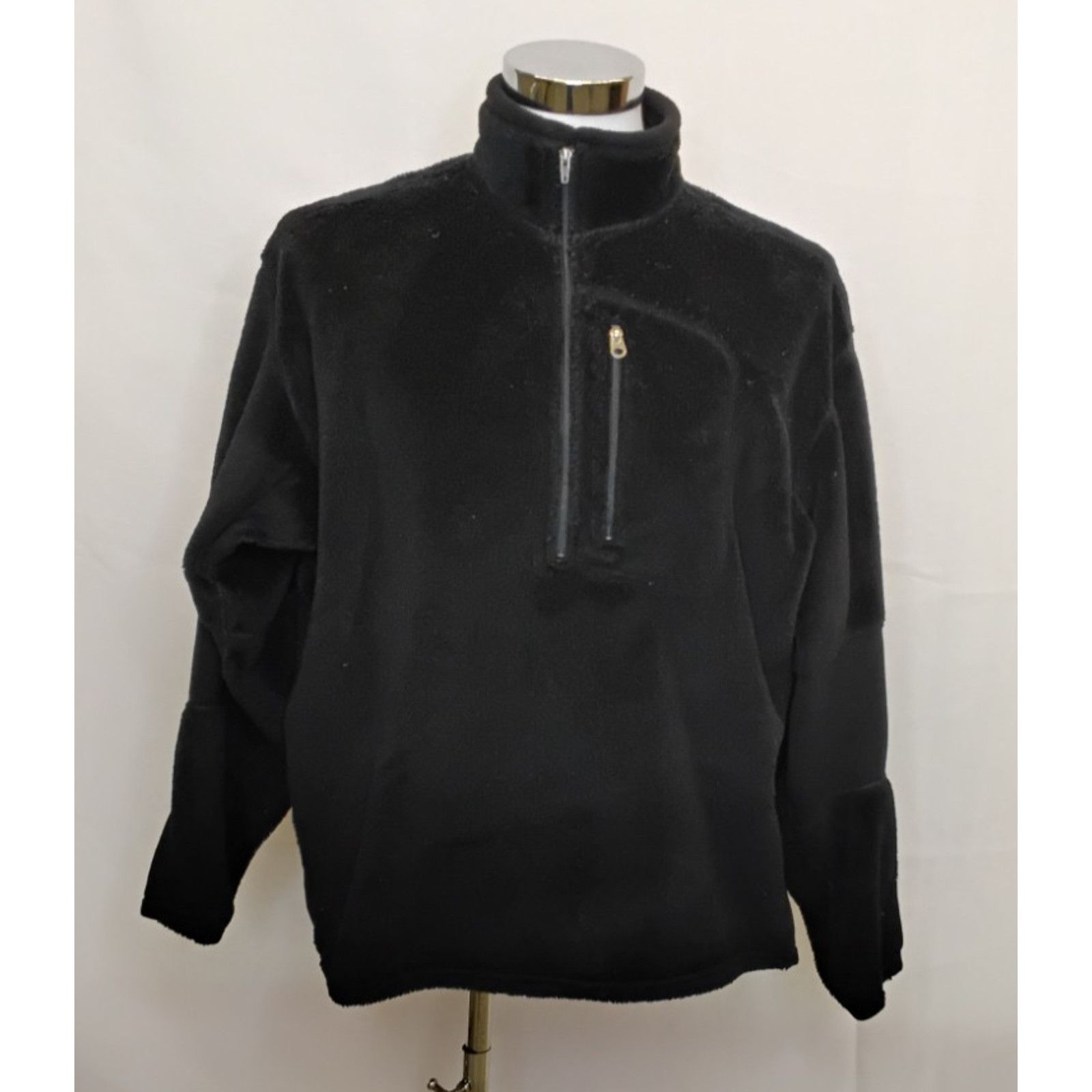 Patagonia Patagonia R Fleece Men's XL Black 1/4 Zip USA Vintage FA00 Size US XL / EU 56 / 4 - 2 Thumbnail