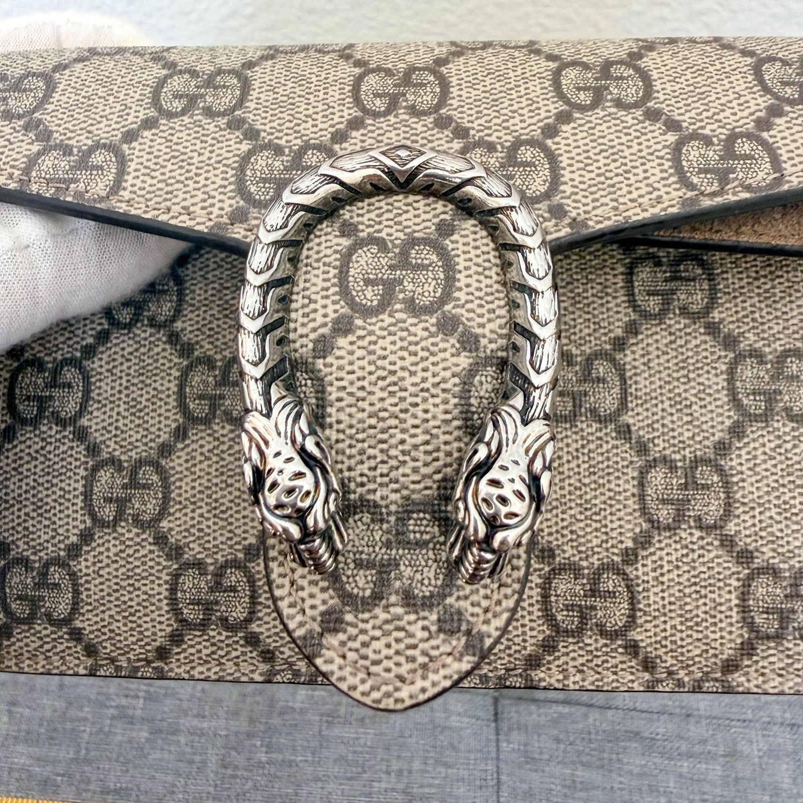 Gucci Gucci Mini Dionysus GG Supreme Chain Bag-2 Size ONE SIZE - 5 Thumbnail