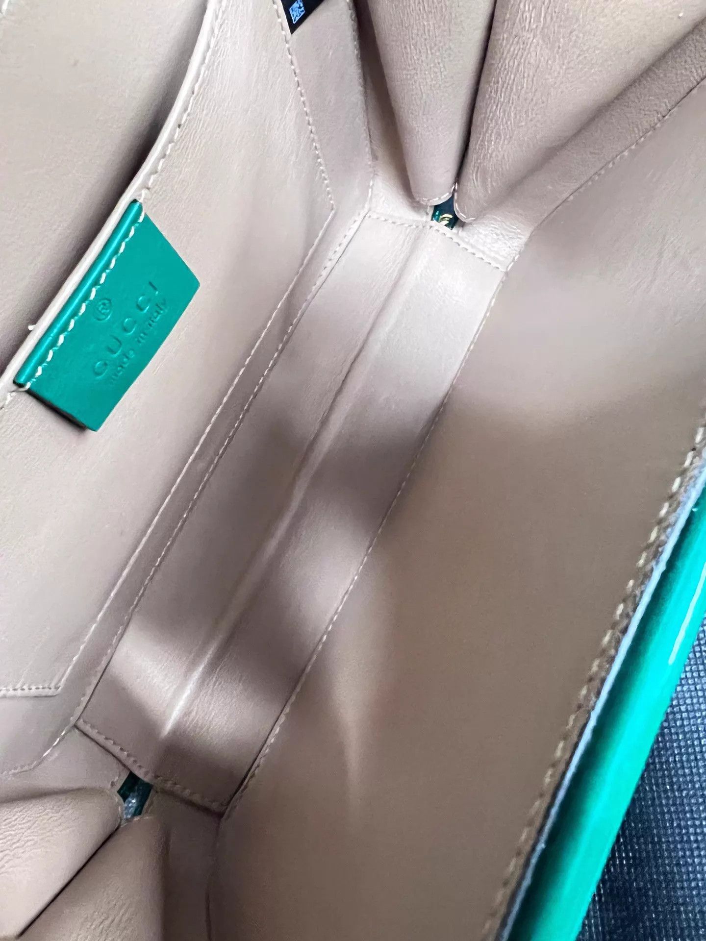 Gucci Gucci Sylvie 1969 Patent Leather Gold Buckle Bag Size ONE SIZE - 8 Thumbnail
