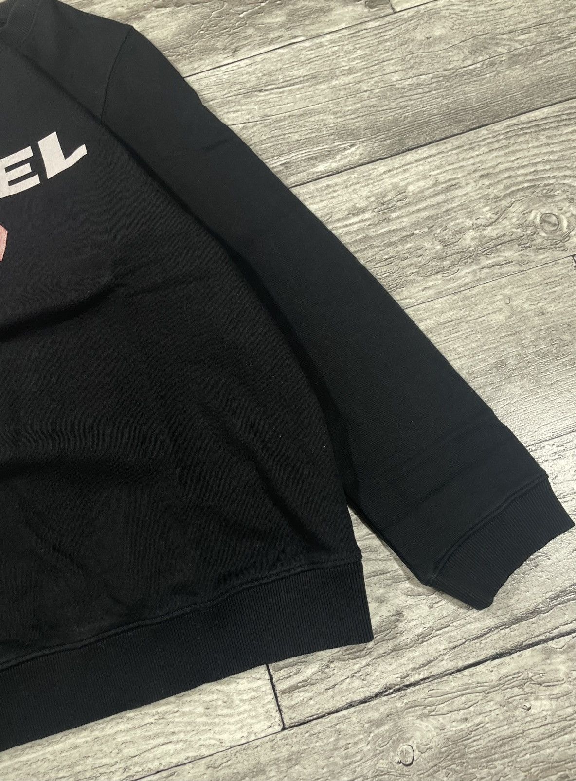 Diesel Vintage Style Diesel Big Logo Black Sweatshirt Streetwear Size US M / EU 48-50 / 2 - 4 Thumbnail