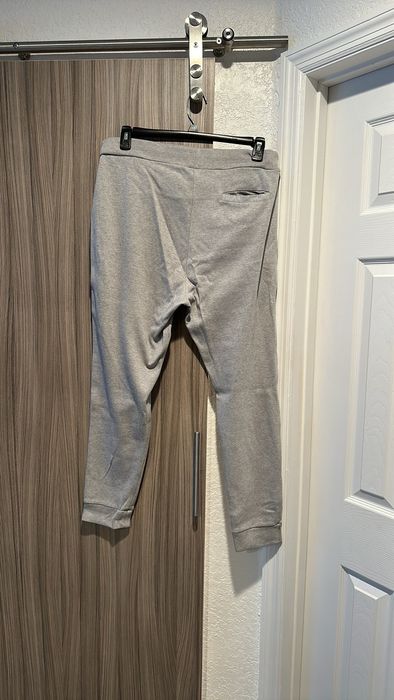 BOSS - Monogram-print tracksuit bottoms with signature-stripe tape