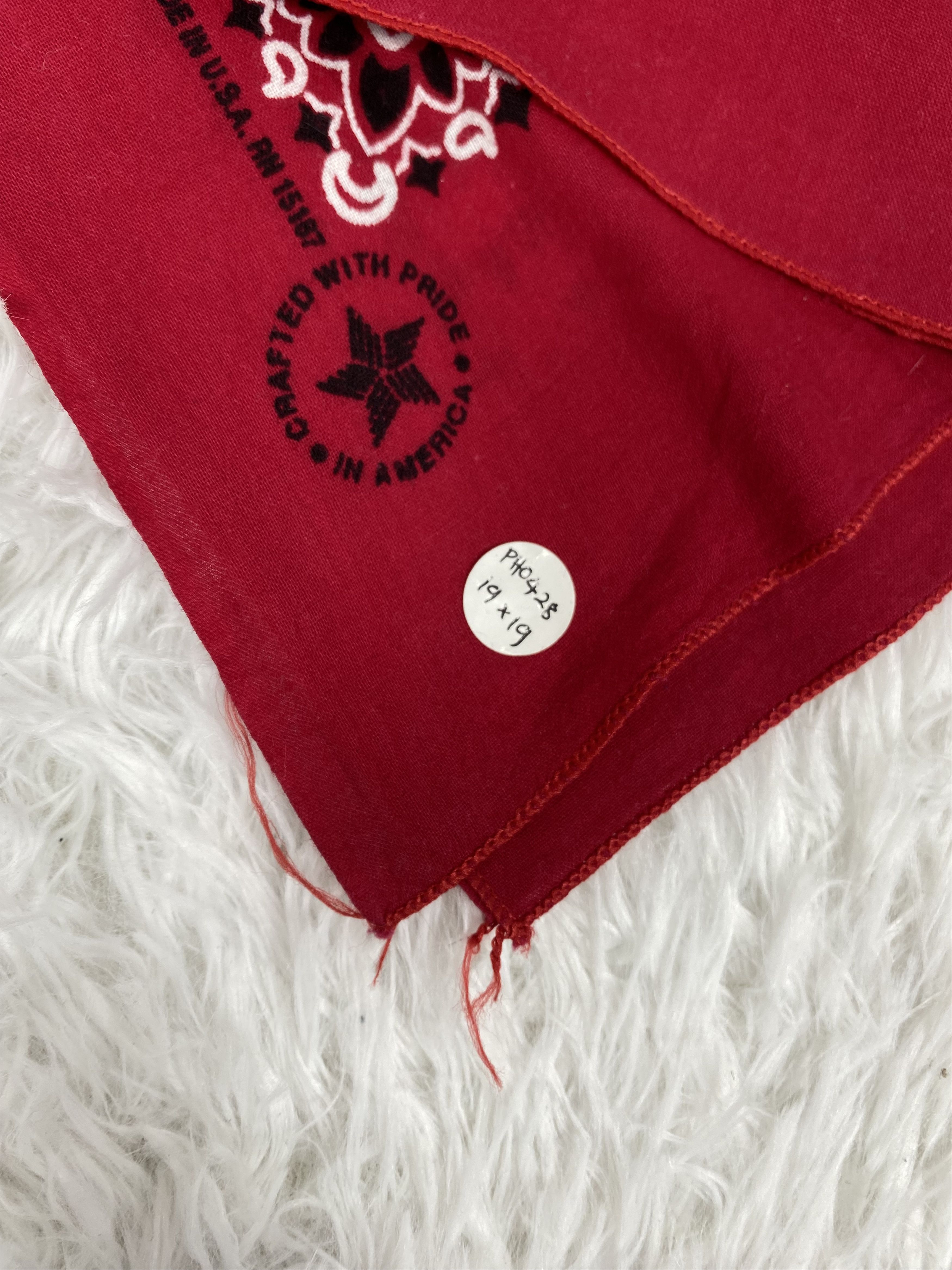 Other Vintage Bandana Handkerchief Neckerchief PH0428 Size ONE SIZE - 2 Thumbnail