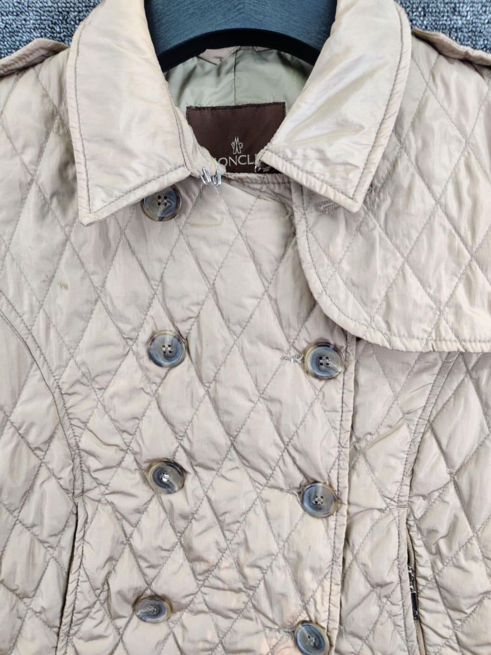 Moncler Nice❗Moncler Quilted Double Button Jacket Size US S / EU 44-46 / 1 - 3 Thumbnail