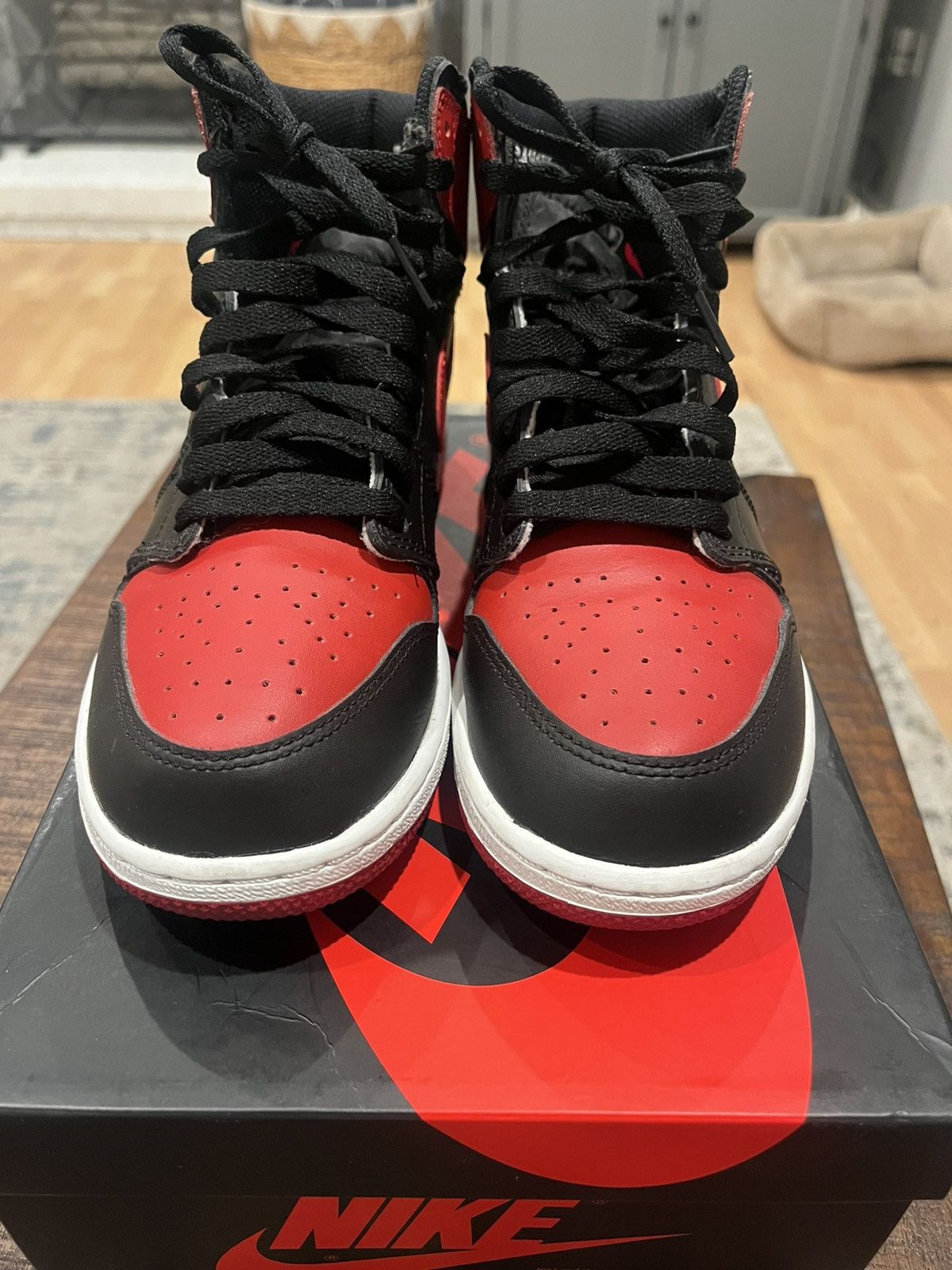 Nike Nike Jordan 1 “Banned” Bred OG 2016 Size US 7 / EU 40 - 7 Thumbnail