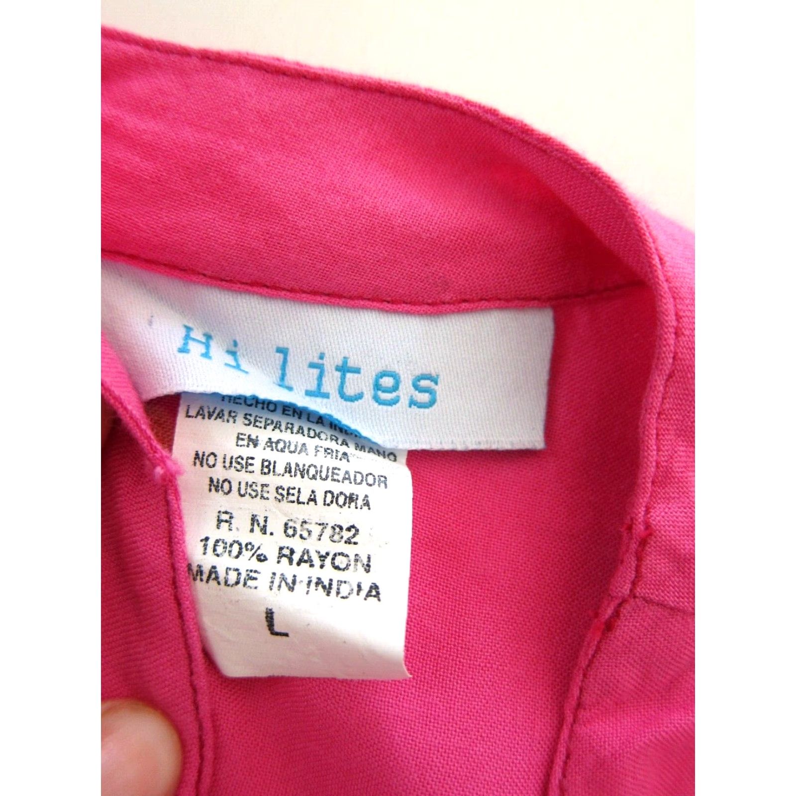 Vintage VINTAGE Hi Lites Pink Yellow Floral Hawaiian Beaded Rayon Midi Tank Sun Dress L Size L / US 10 / IT 46 - 4 Thumbnail