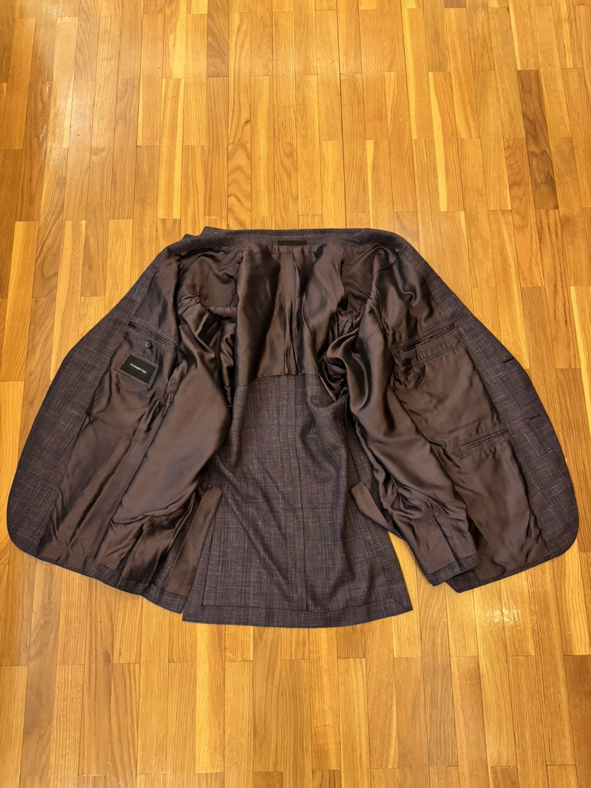Ermenegildo Zegna Ermenegildo Zegna Milano Easy Wool Silk Linen Blazer (54R) Size 54R - 4 Thumbnail