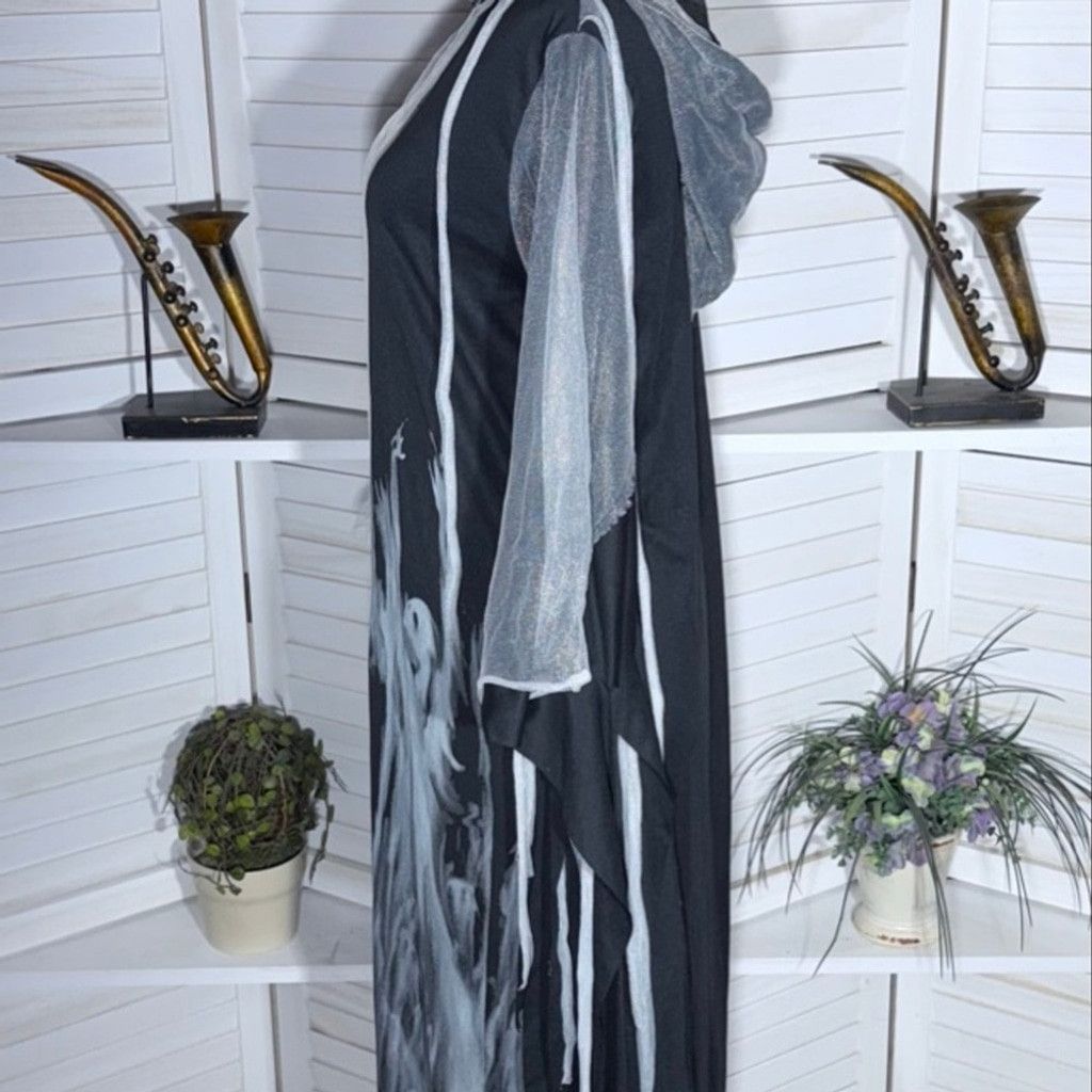 Vintage Spirit Ghoul Soul Eater Halloween Costume Black/Grey/White S Size S / US 4 / IT 40 - 5 Thumbnail