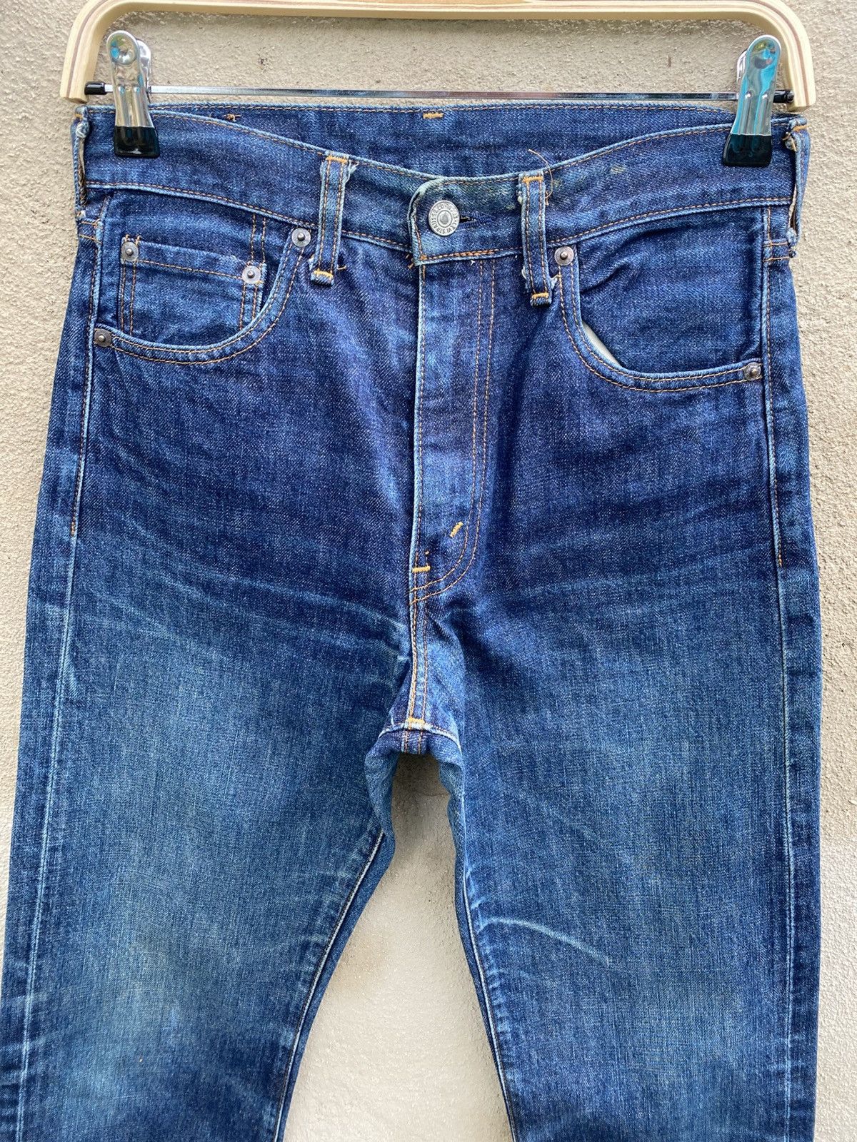 Levi's × Levi's Vintage Clothing × Vintage W28x30.5 vintage levi's 502 redline big E made in USA Size US 28 / EU 44 - 4 Thumbnail