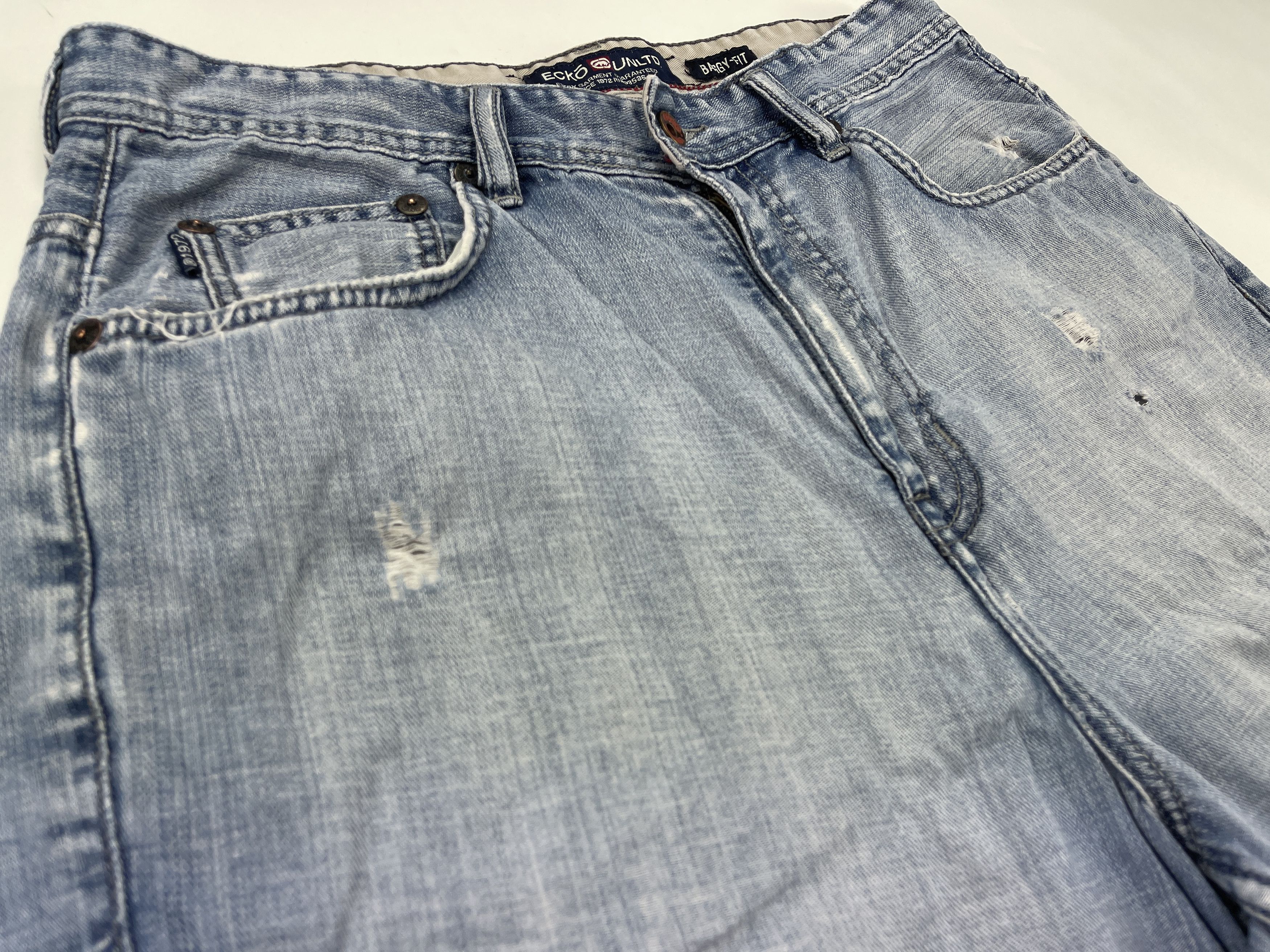 Ecko Unltd. Ecko Unltd jeans shorts, vintage baggy 90s hip-hop Y2K 32 Size US 32 / EU 48 - 9 Thumbnail