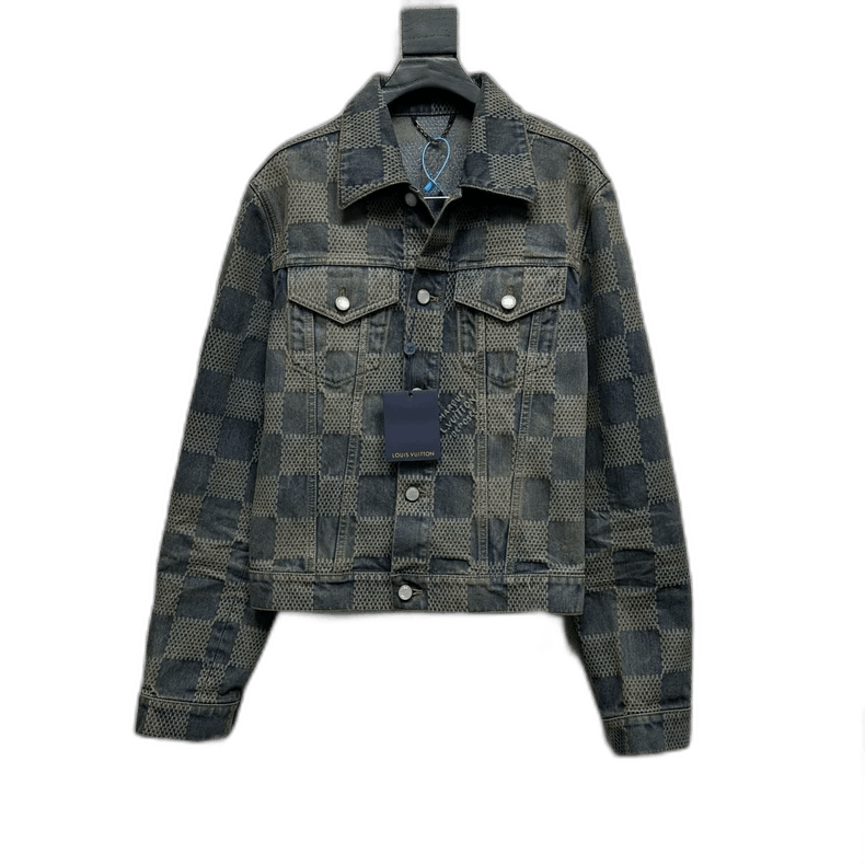 Louis Vuitton Louis Vuitton Damier Denim Jacket - dmc Size M / US 6-8 / IT 42-44 - 1 Thumbnail
