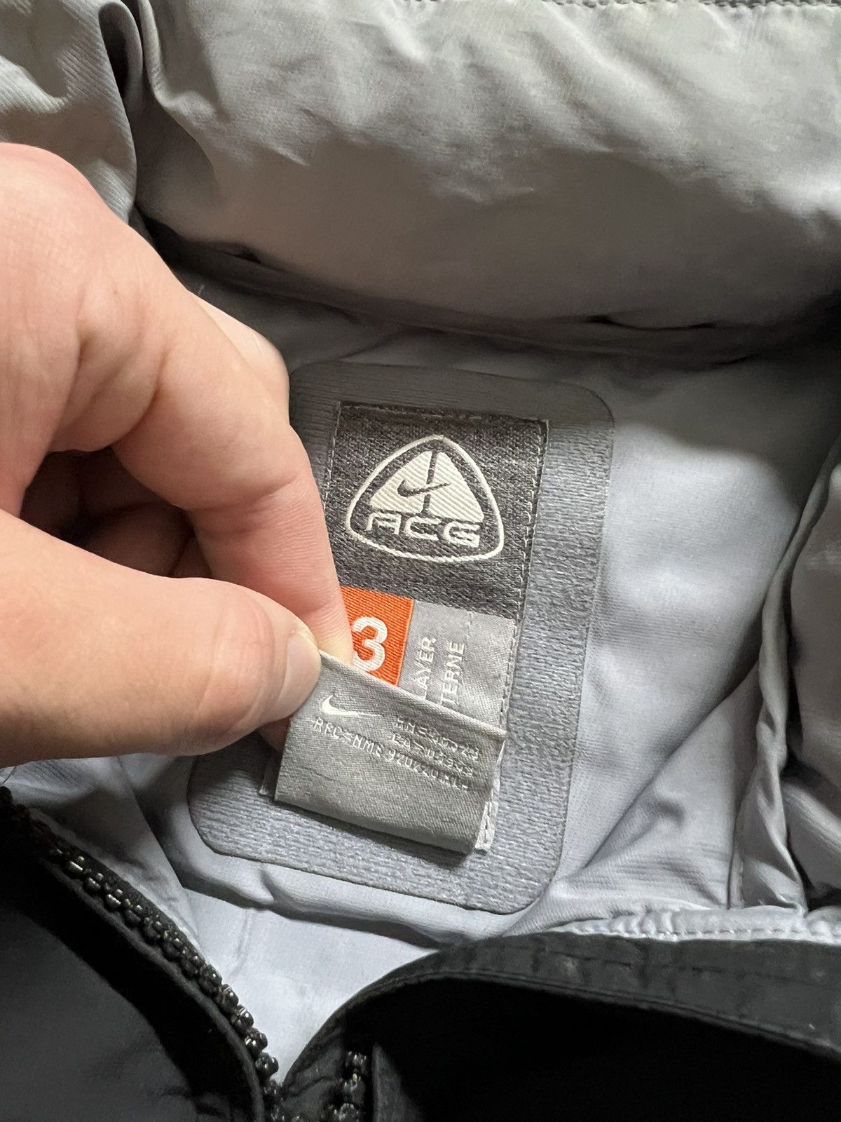 Nike ACG × Vintage Vintage Y2k Nike ACG 🖤 Nylon Down Jacket 00’s Size S / US 4 / IT 40 - 11 Thumbnail