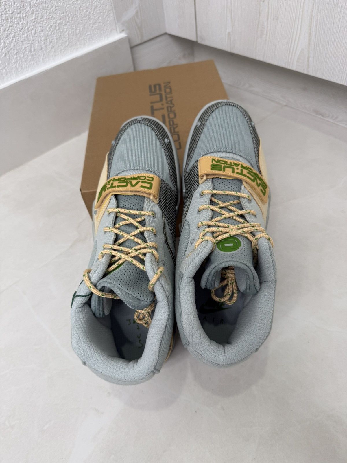 Nike × Travis Scott Nike Air Trainer 1 SP Travis Scott Grey Haze Size: US M 11 Size US 11 / EU 44 - 8 Thumbnail