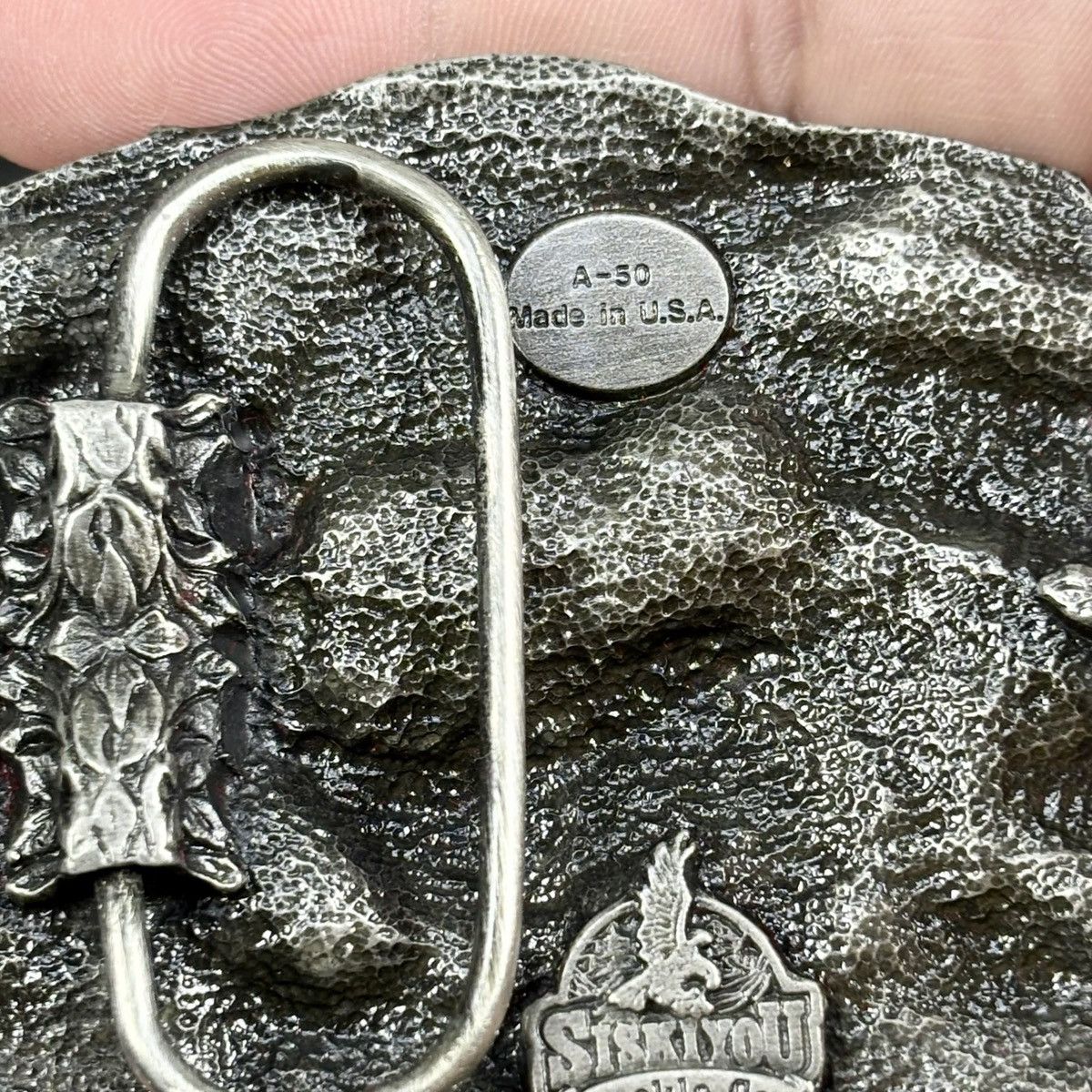 Other Id Rather Be Hunting Belt Buckle Rifle Hunter Vtg 1987 Size ONE SIZE - 6 Thumbnail