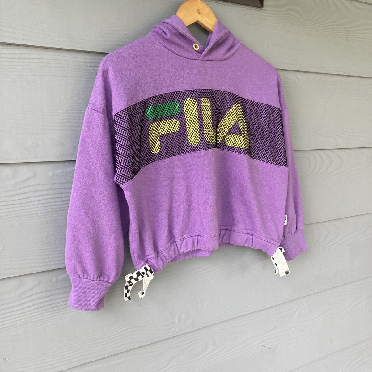 Fila Vintage Fila Purple Crop Top Size M / US 6-8 / IT 42-44 - 2 Thumbnail