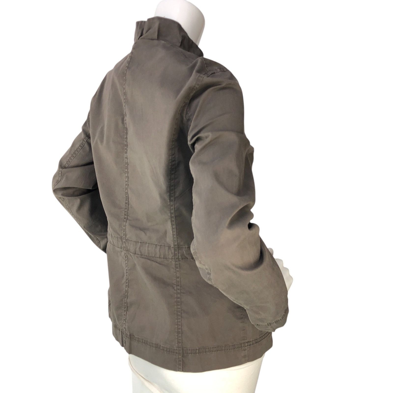 Eileen Fisher Eileen Fisher Size S Shacket Ruffle Collar Utility TINY FLAW Size S / US 4 / IT 40 - 8 Thumbnail